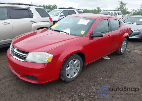2013 Dodge Avenger Se from USA, damaged, VIN 1C3CDZAB5DN618014